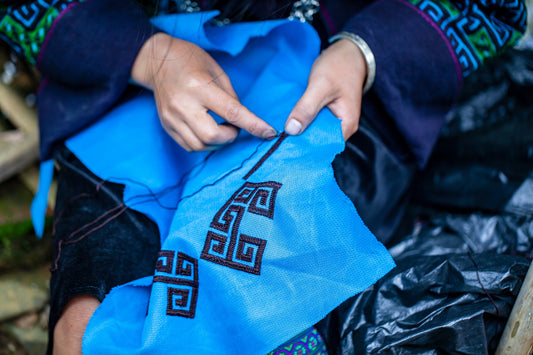 Embroidery - an art form of H'mong fabric