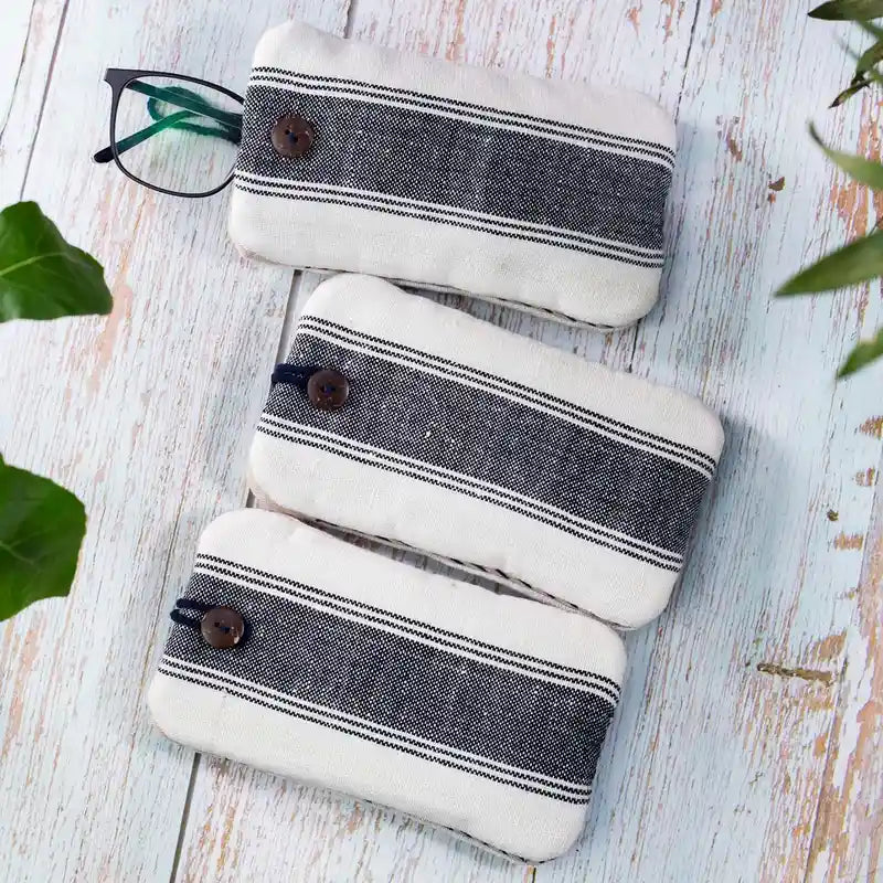 Vindigo hand-embroidered Blue H'mong phone cases group