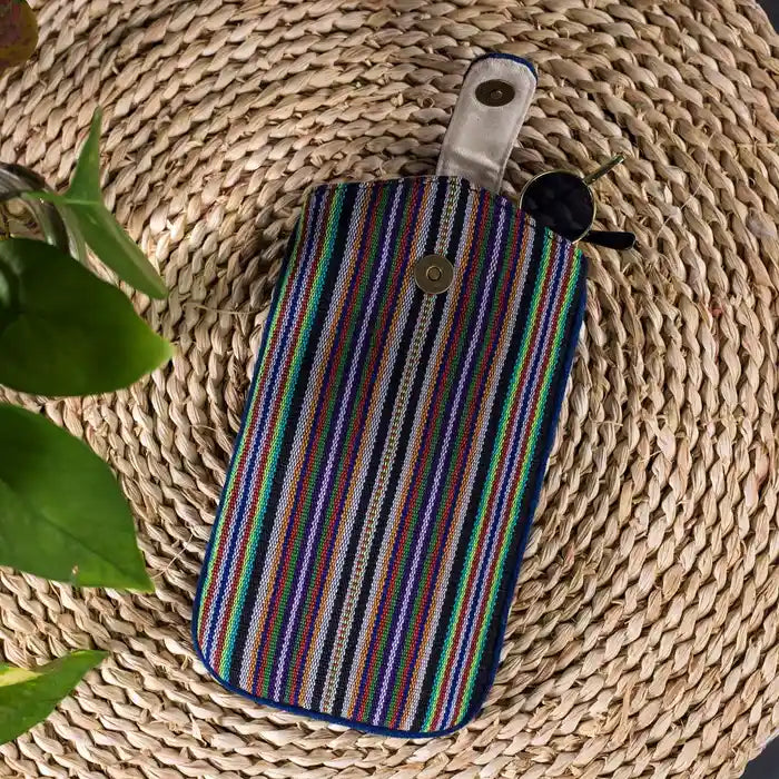 Vindigo handmade phone cases with ethnic striped patterns