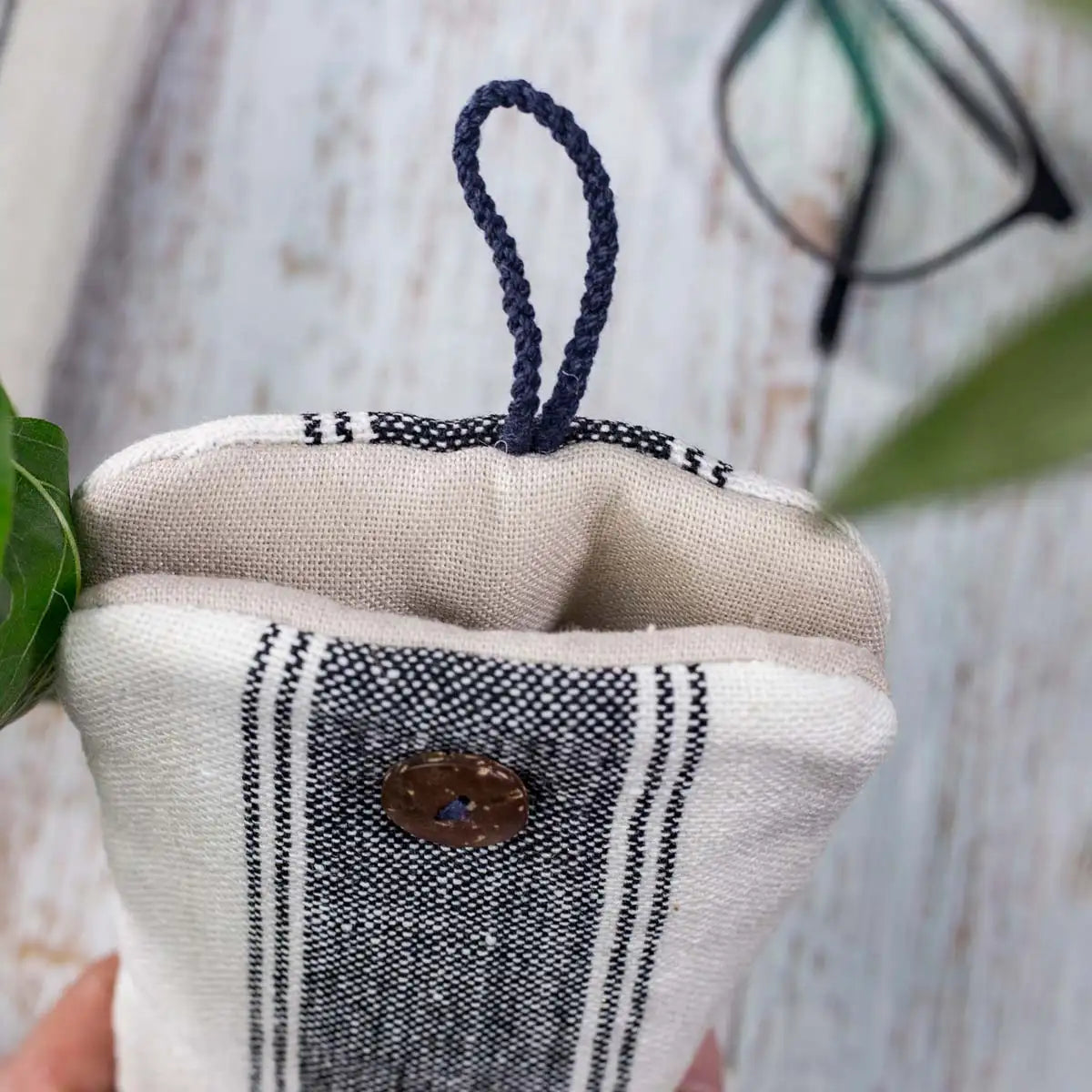 Vindigo phone case open top with button and loop closure