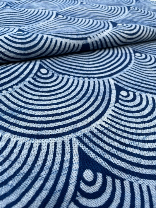 <tc>Handgjort H’mong-batiktyg – Ekologisk indigo och bivaxmönster i bomull</tc>