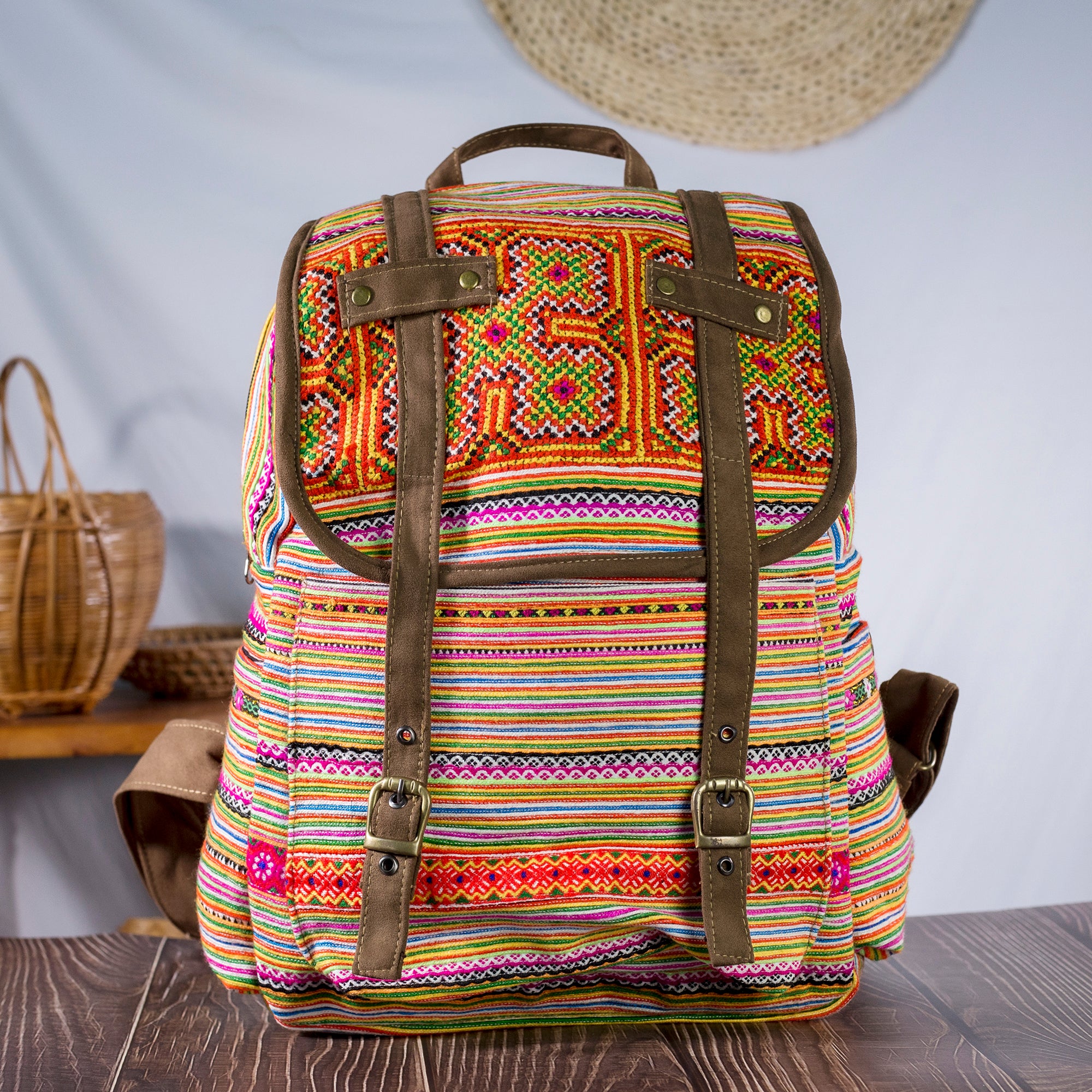 Vintage Hmong discount Embroidery Backpack